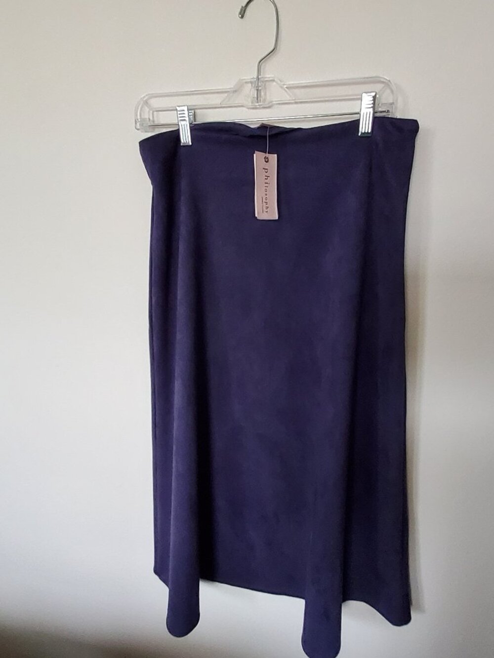 Romantic Suede Philosophy Indigo Blue Skirt size M